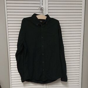 Eddie Bauer Green Casual Oxford Button Down Shirt